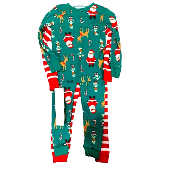 4 Piece Carters Just One You Christmas Pajamas 2T - Picture 1 of 5
